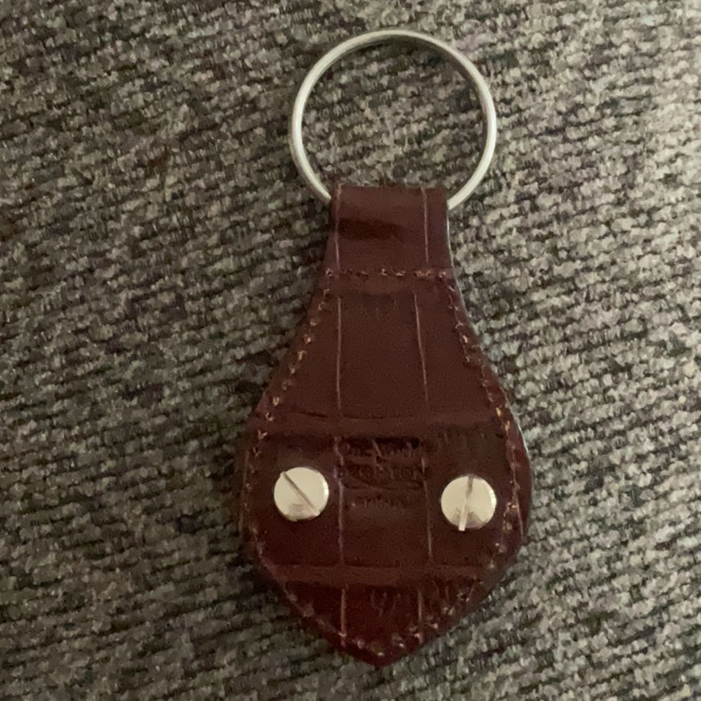 Brighton Western Leather Heart Key Fob Vintage 2005 - Picture 2 of 3